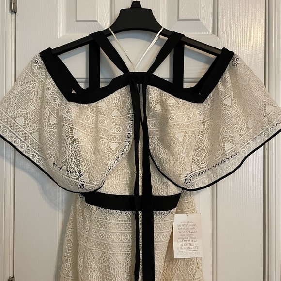 NWT Adelyn Rae Ivory Marissa Dress, Size M - Picture 4 of 12